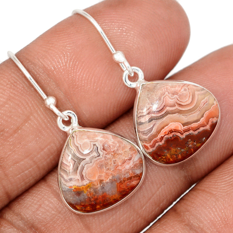 1.2" Laguna Lace Agate Earrings - LLAE988