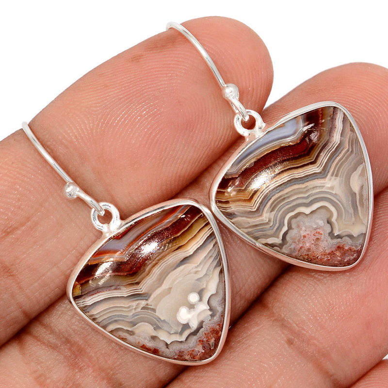 1.5" Laguna Lace Agate Earrings - LLAE997