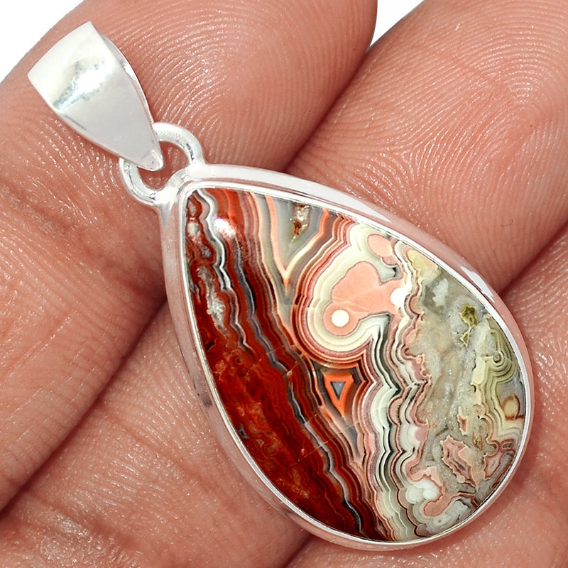 1.6" Laguna Lace Agate Pendants - LLAP1656
