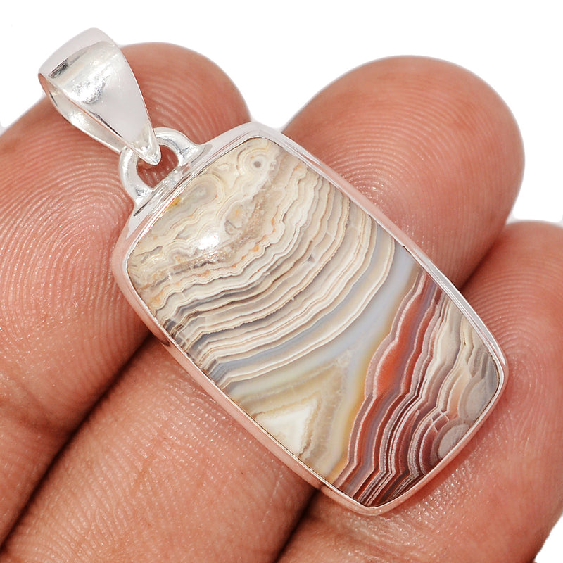 1.5" Laguna Lace Agate Pendants - LLAP1758
