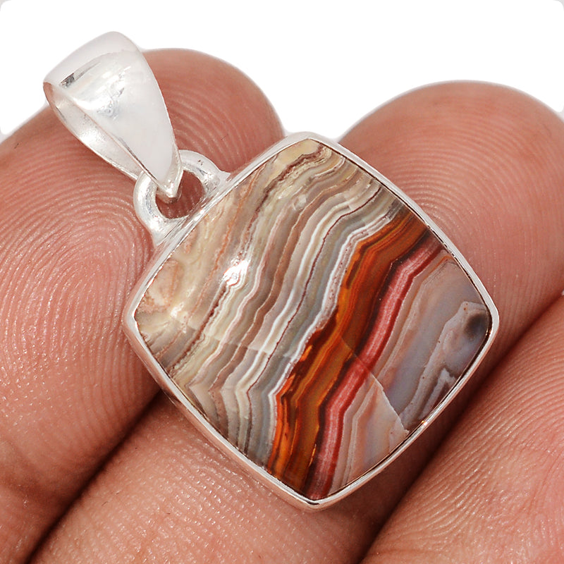 1.3" Laguna Lace Agate Pendants - LLAP1795