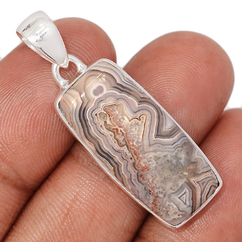 1.5" Laguna Lace Agate Pendants - LLAP1869