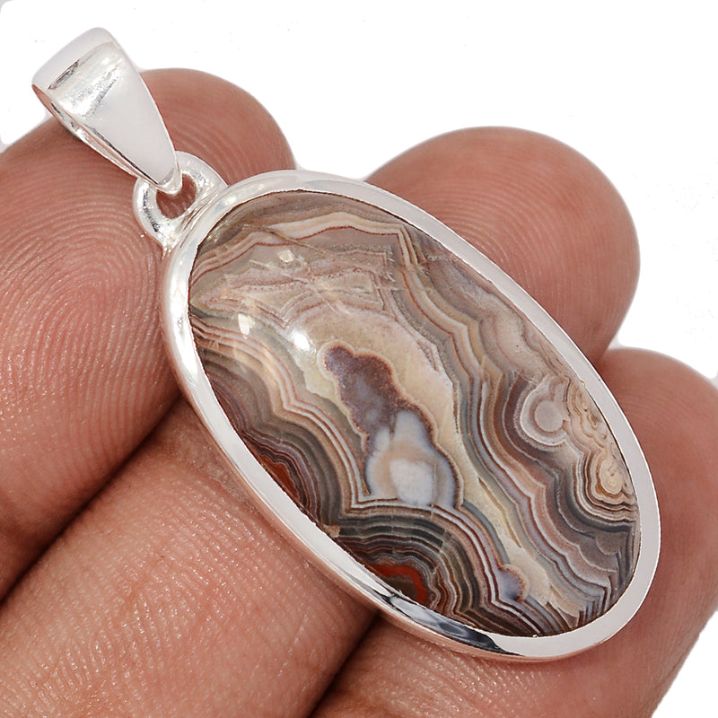1.6" Laguna Lace Agate Pendants - LLAP1872