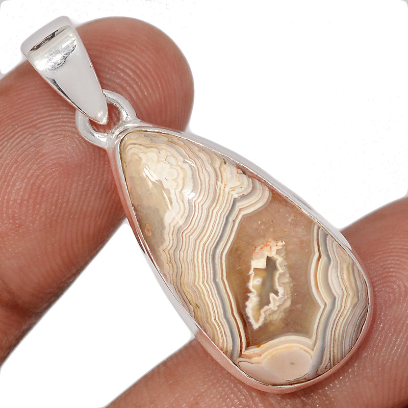 1.5" Laguna Lace Agate Pendants - LLAP1877