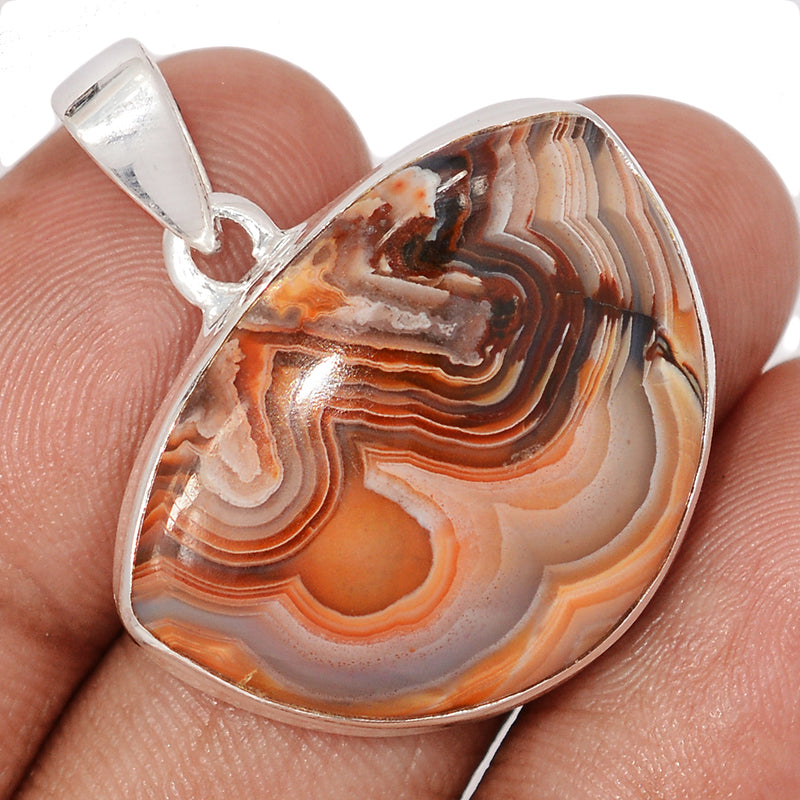 1.3" Laguna Lace Agate Pendants - LLAP1908