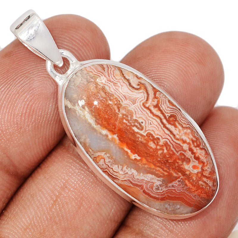 1.6" Laguna Lace Agate Pendants - LLAP1941