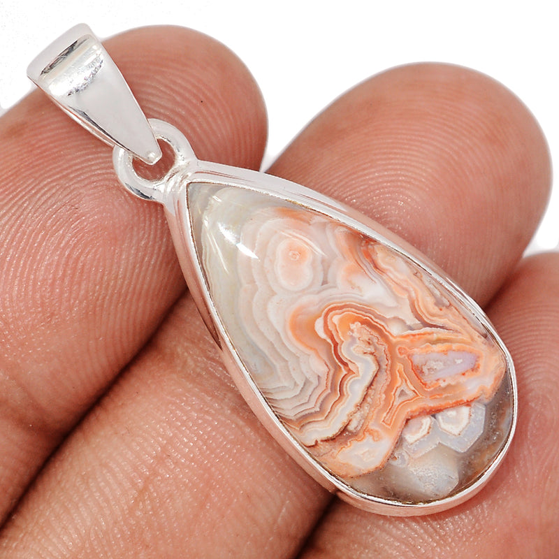 1.5" Laguna Lace Agate Pendants - LLAP1942