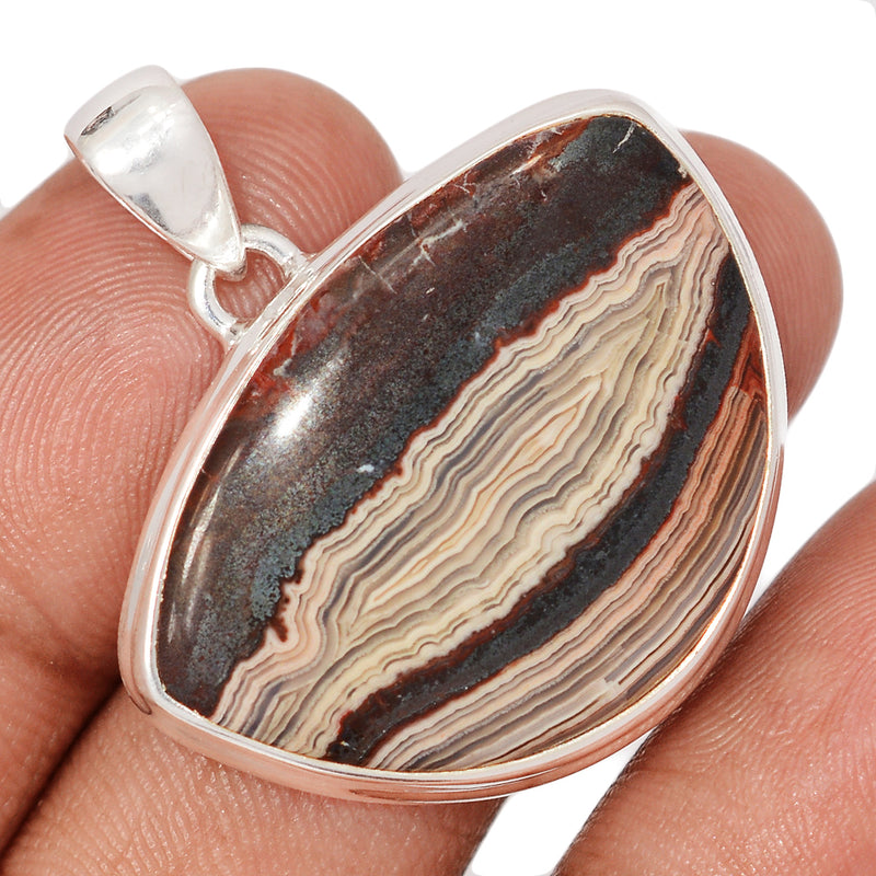 1.3" Laguna Lace Agate Pendants - LLAP1975
