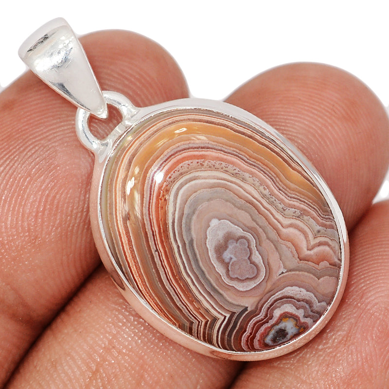1.3" Laguna Lace Agate Pendants - LLAP1981
