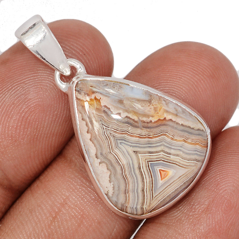1.3" Laguna Lace Agate Pendants - LLAP1995