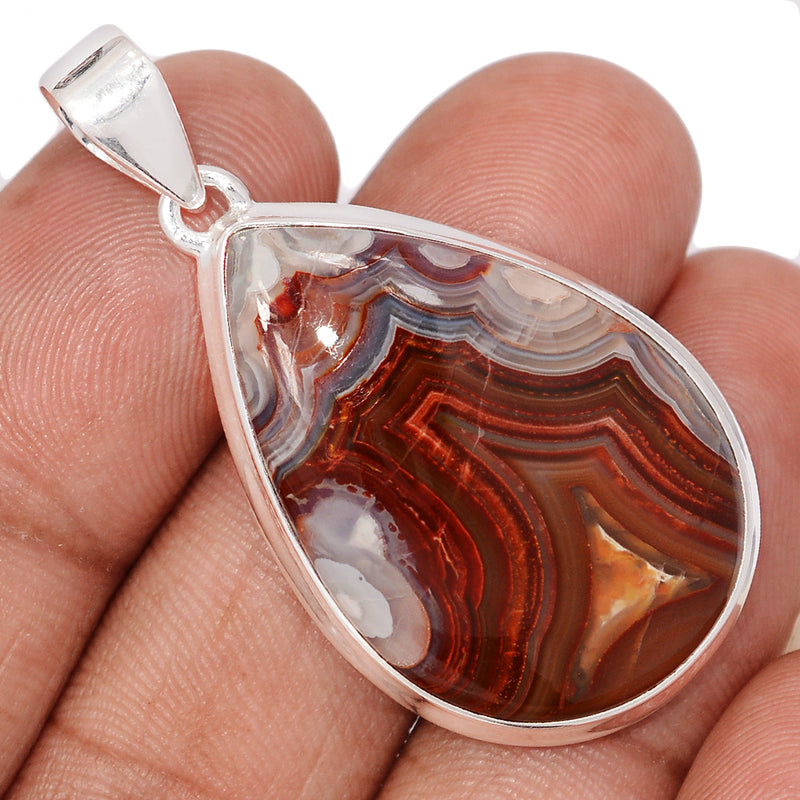 1.7" Laguna Lace Agate Pendants - LLAP2027