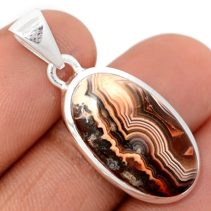 1.2" Laguna Lace Agate Pendants - LLAP2050