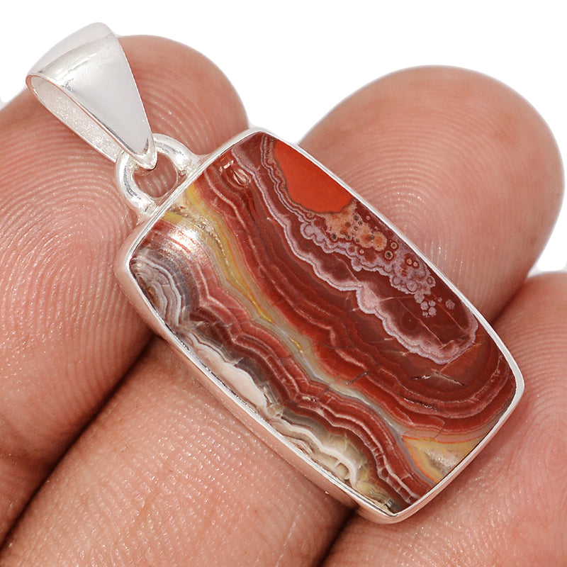 1.3" Laguna Lace Agate Pendants - LLAP2052