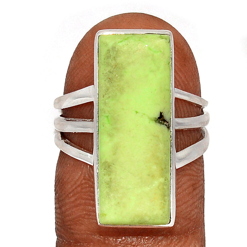Citron Chrysoprase Ring - LMCR511