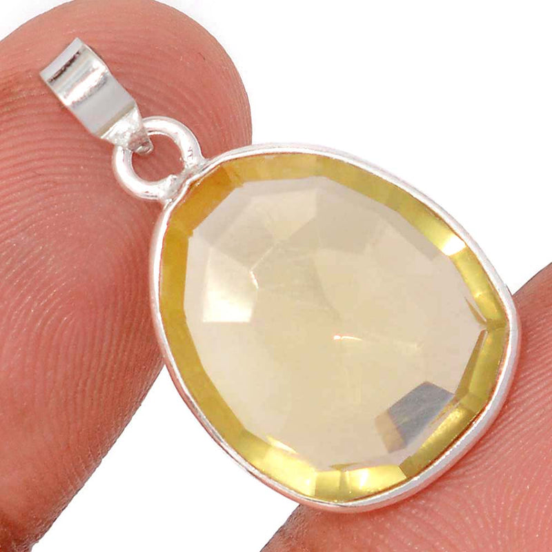 1" Lemon Topaz Pendants - LMTP647