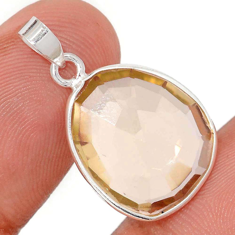 1" Lemon Topaz Pendants - LMTP652