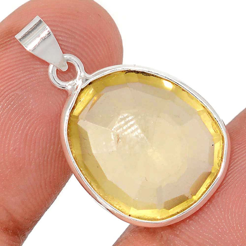 1" Lemon Topaz Pendants - LMTP654