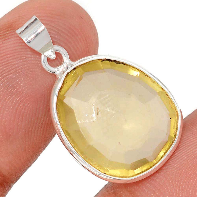 1" Lemon Topaz Pendants - LMTP655