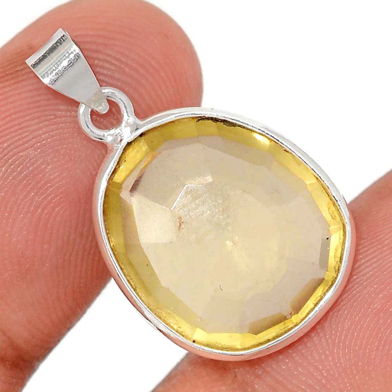 1" Lemon Topaz Pendants - LMTP657