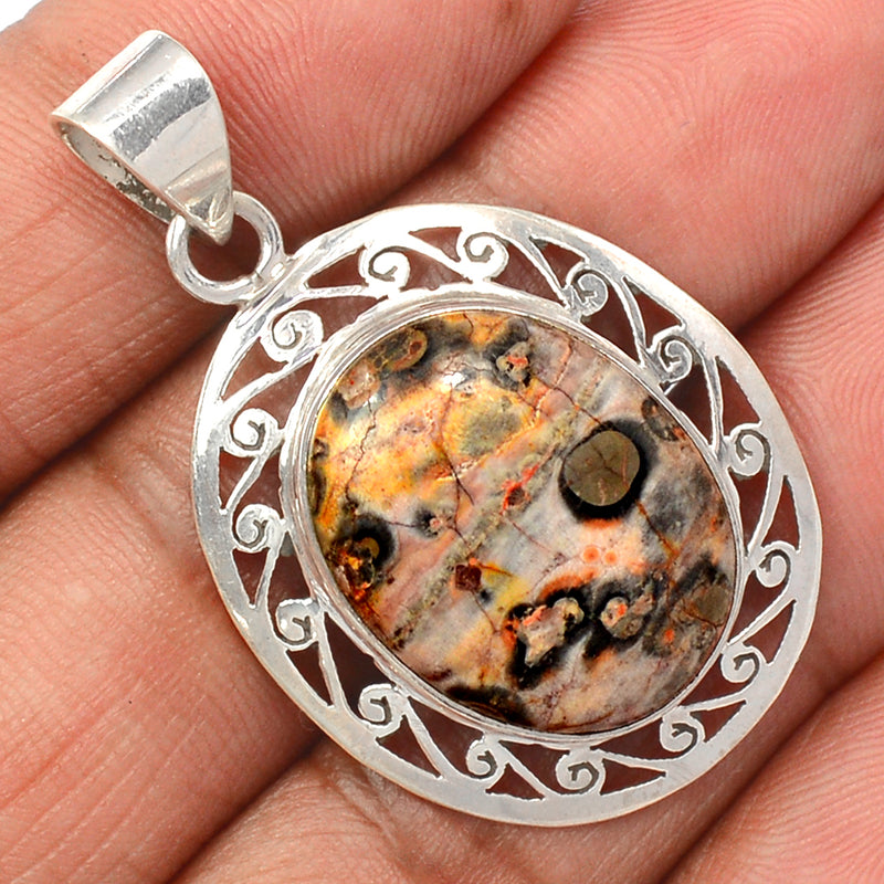 1.7" Leopard Skin Pendants - LPDP415