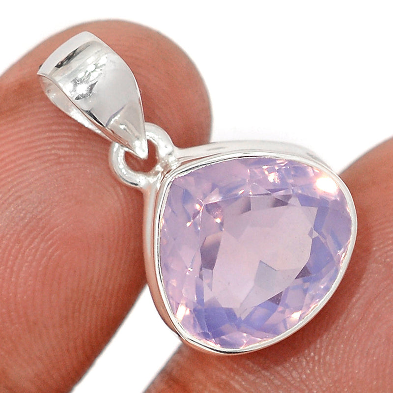 1" Lavender Quartz Faceted Pendants - LQFP48