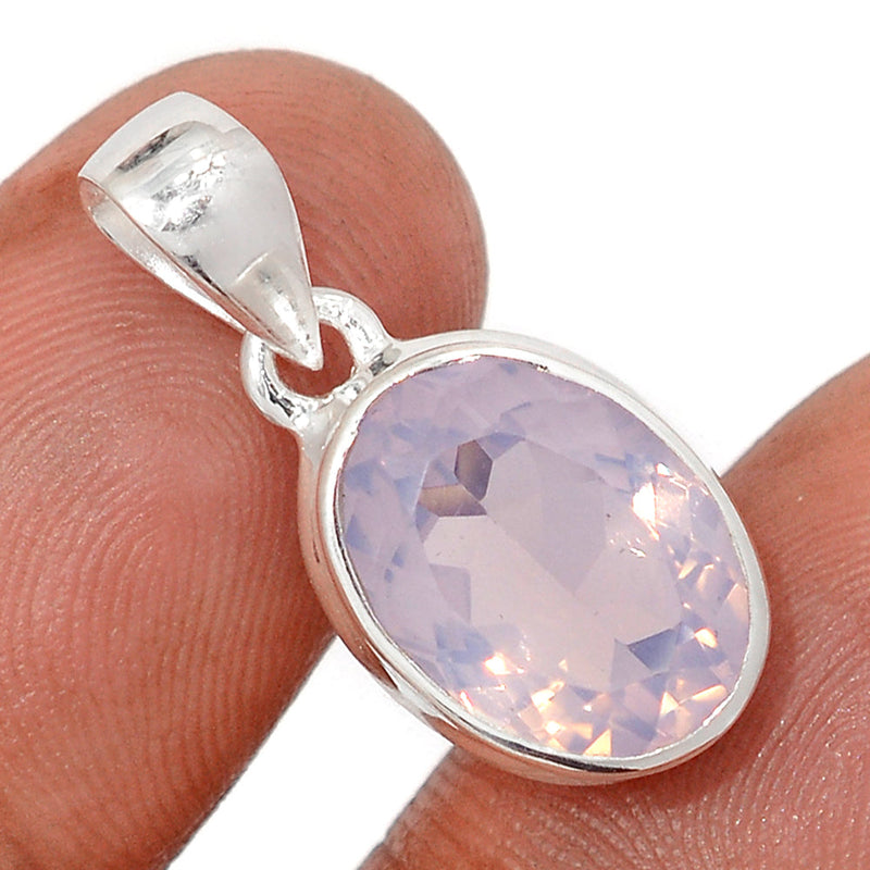 1" Lavender Quartz Faceted Pendants - LQFP52