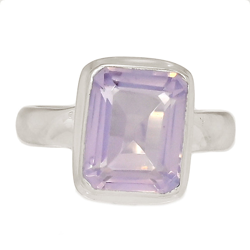 Lavender Quartz Faceted Ring - LQFR2