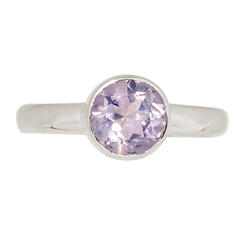 Lavender Quartz Faceted Ring - LQFR61