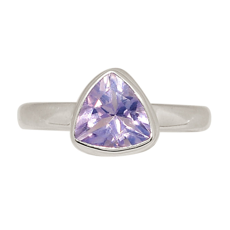 Lavender Quartz Faceted Ring - LQFR94