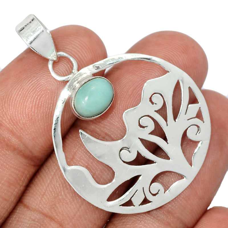 1.7" Larimar Pendants - LRIP3563