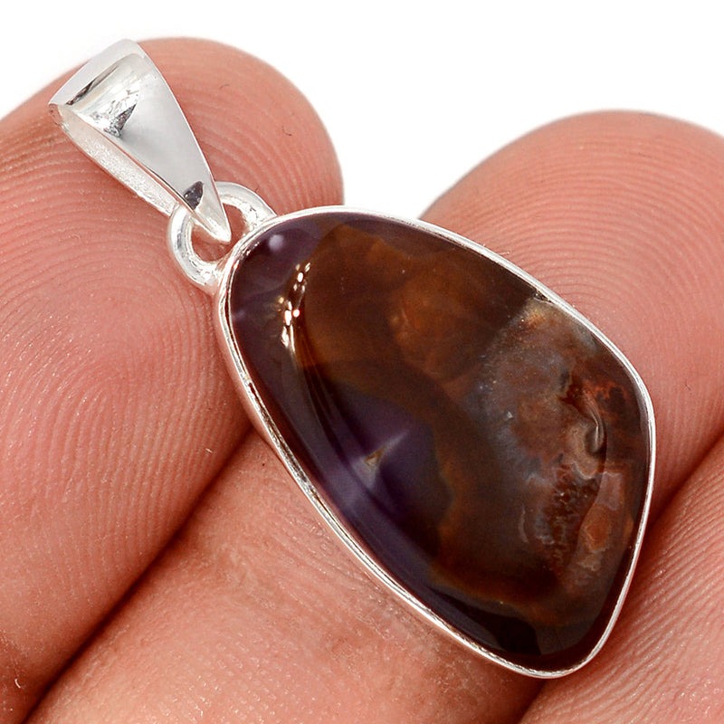 1.2" Mexican Fire Agate Pendants - MFAP595