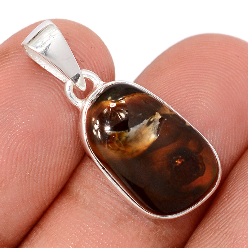 1.1" Mexican Fire Agate Pendants - MFAP602