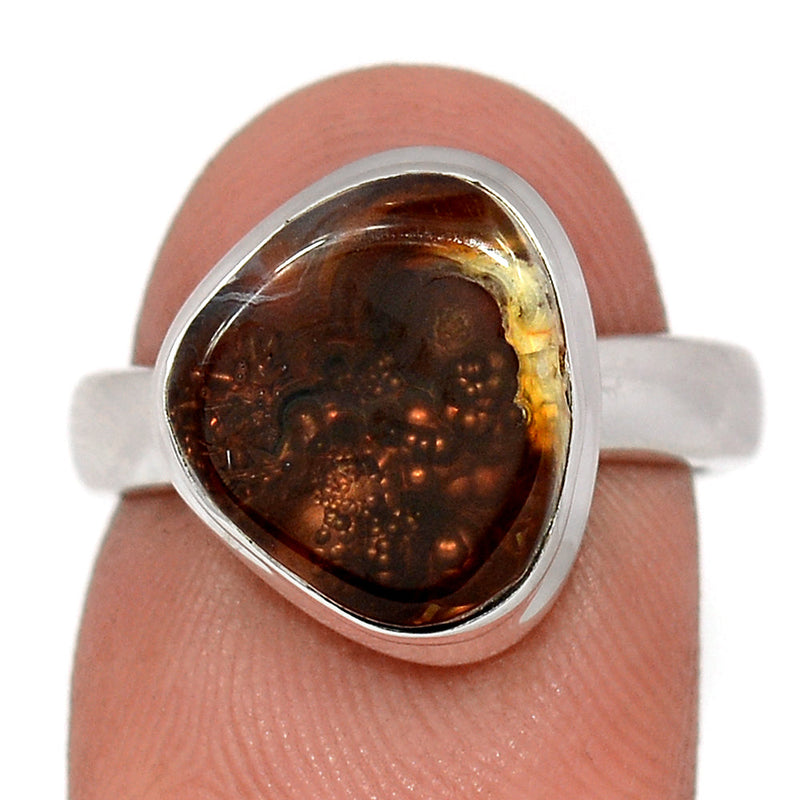 Mexican Fire Agate Ring - MFAR632