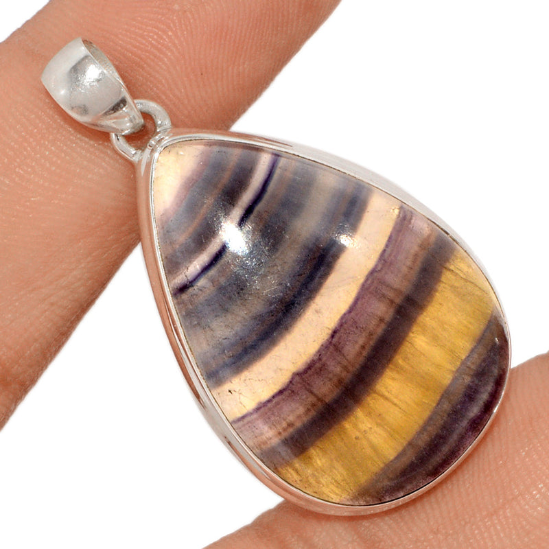 1.7" Rainbow Fluorite Pendants - MFCP1557