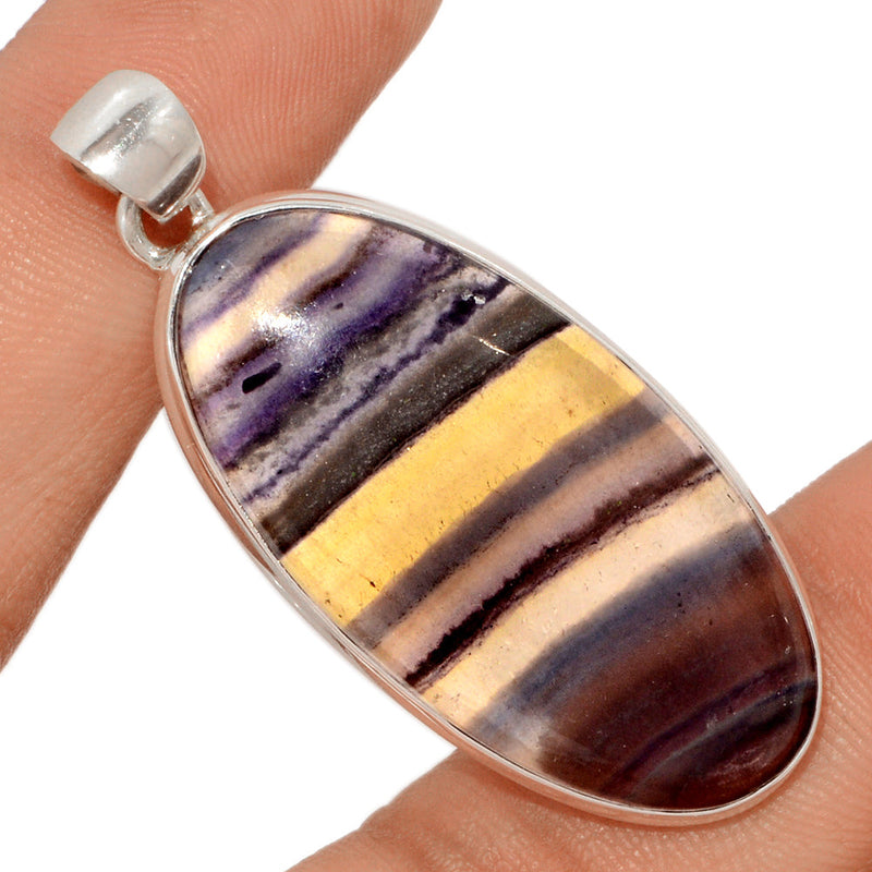 2.1" Rainbow Fluorite Pendants - MFCP1565