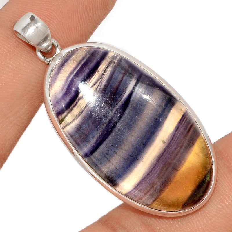 2" Rainbow Fluorite Pendants - MFCP1578