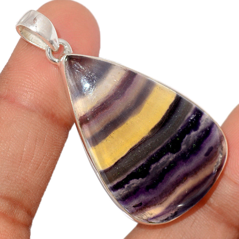 1.8" Rainbow Fluorite Pendants - MFCP1631