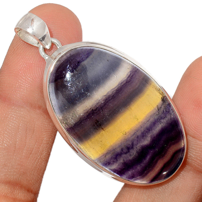 2" Rainbow Fluorite Pendants - MFCP1635