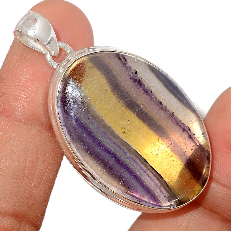1.8" Rainbow Fluorite Pendants - MFCP1642