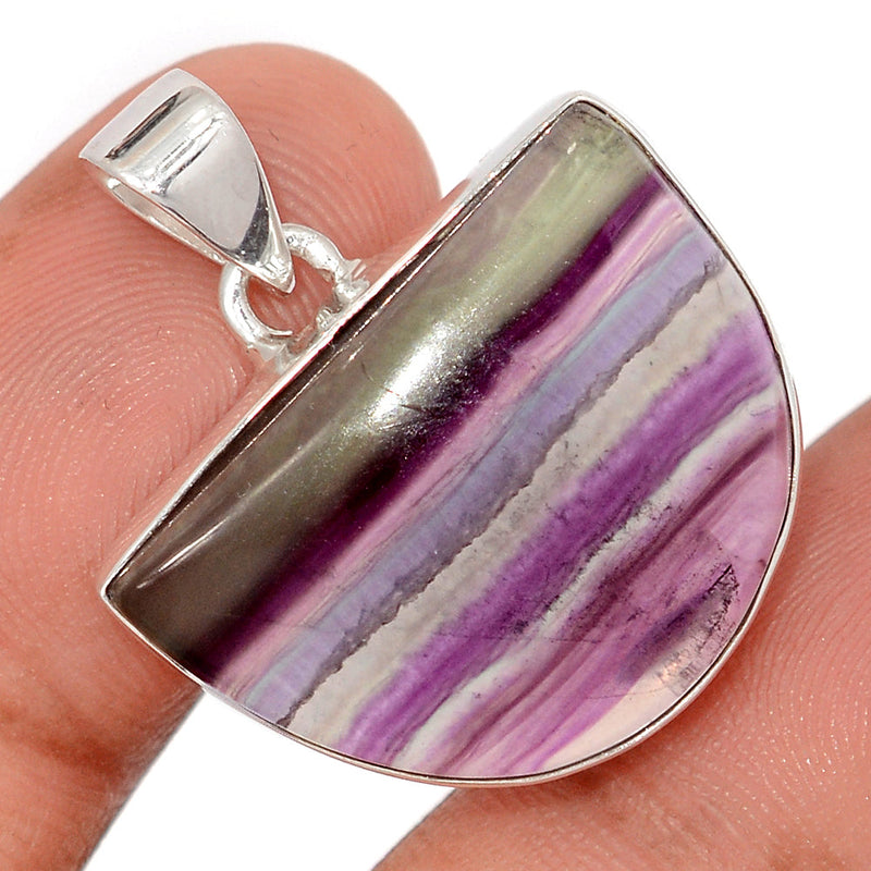 1.1" Rainbow Fluorite Pendants - MFCP1883