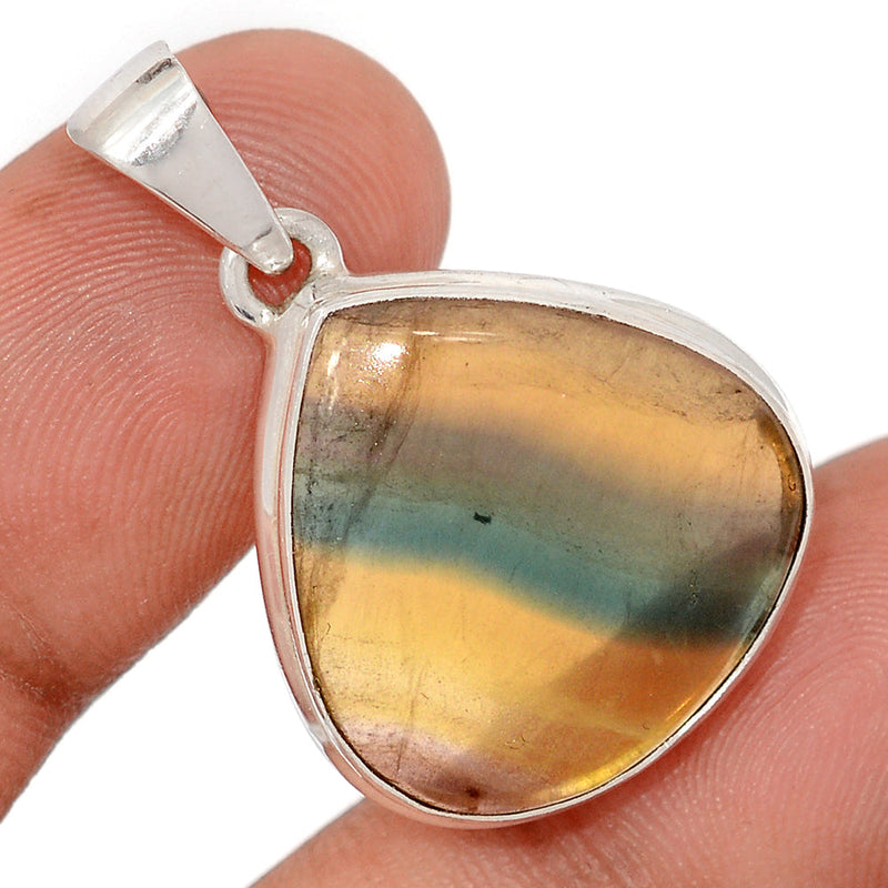 1.3" Rainbow Fluorite Pendants - MFCP1895