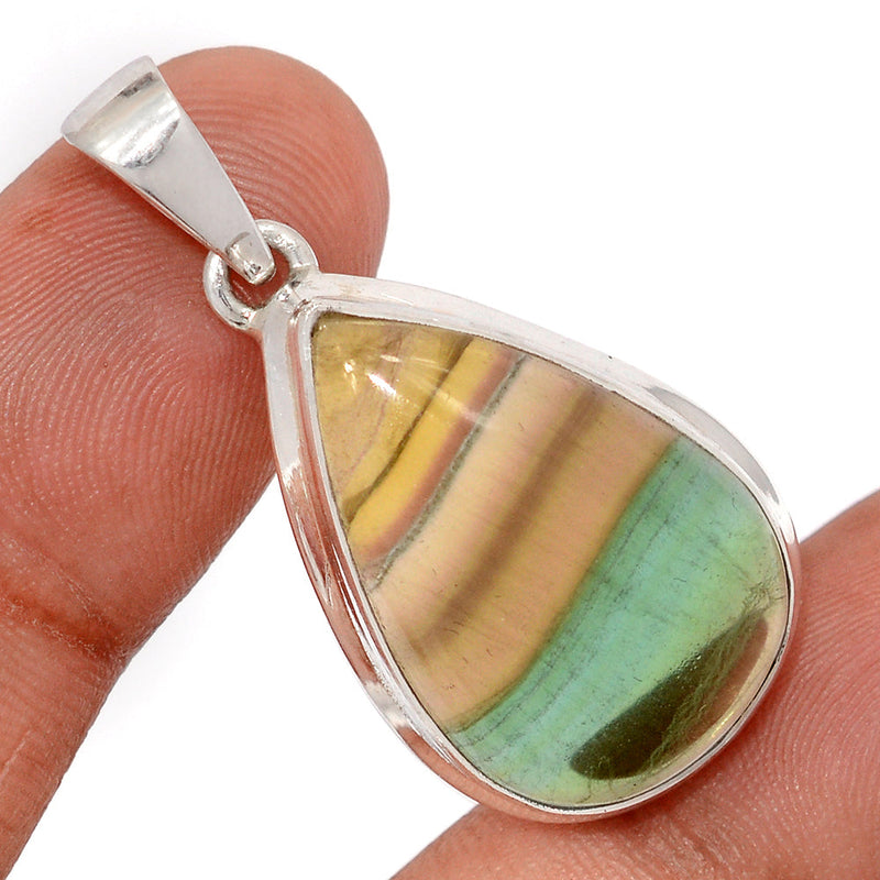 1.6" Rainbow Fluorite Pendants - MFCP1901
