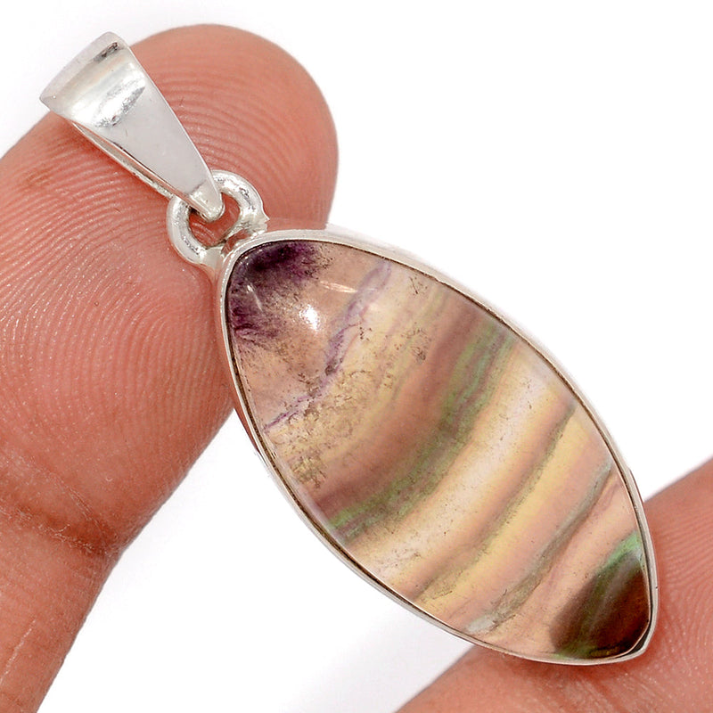1.6" Rainbow Fluorite Pendants - MFCP1903