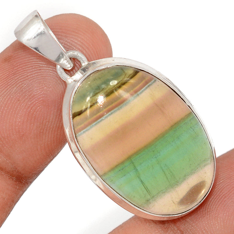 1.6" Rainbow Fluorite Pendants - MFCP1914