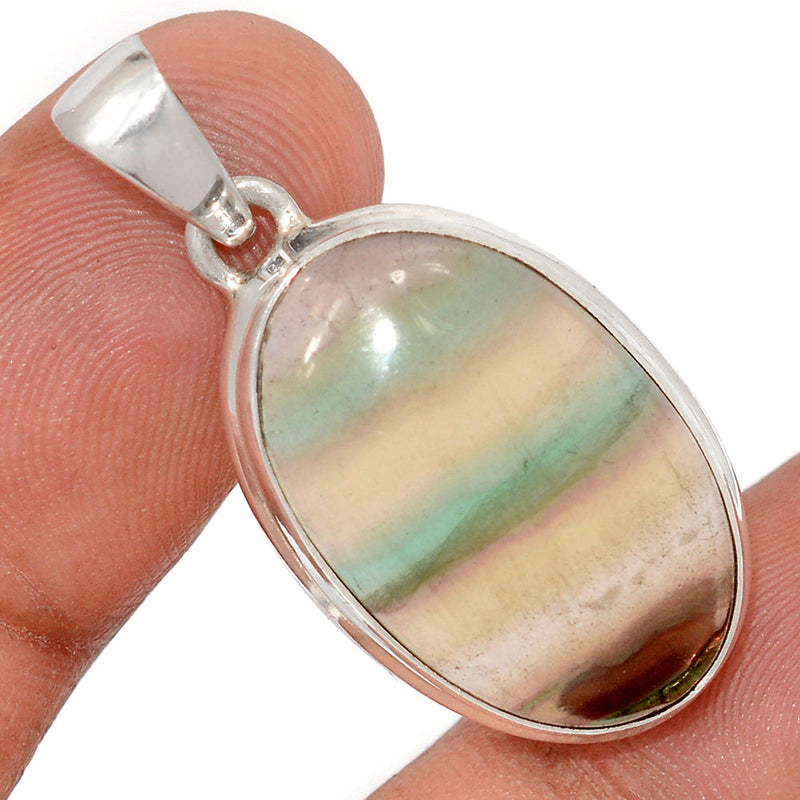 1.5" Rainbow Fluorite Pendants - MFCP1920