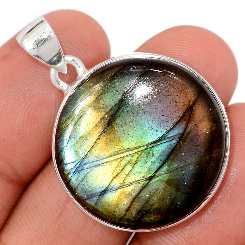 1.5" Multi Fire Labradorite Pendants - MFLP2108