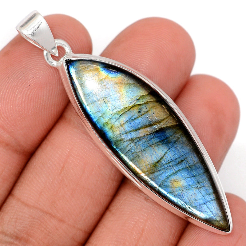 2.2" Multi Fire Labradorite Pendants - MFLP2126