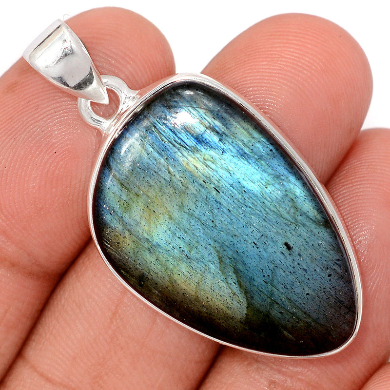 1.7" Multi Fire Labradorite Pendants - MFLP2130