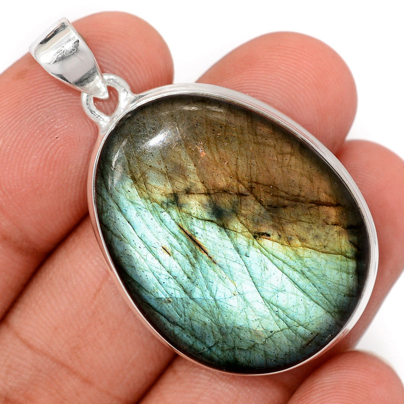 1.7" Multi Fire Labradorite Pendants - MFLP2131