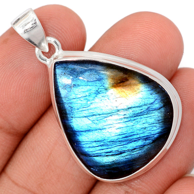 1.6" Multi Fire Labradorite Pendants - MFLP2133